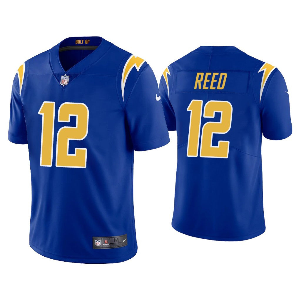 Joe Reed Los Angeles Chargers royal Vapor jersey