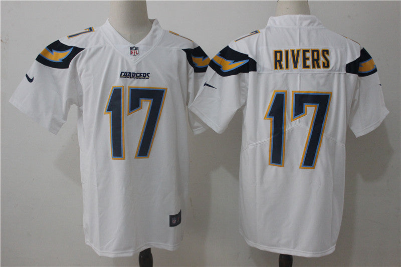 Philip Rivers Los Angeles Chargers white Vapor jersey