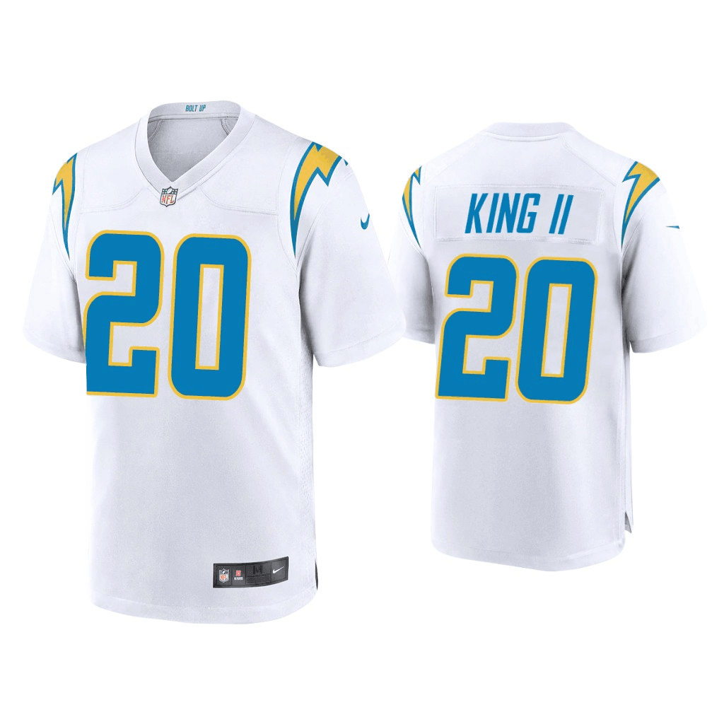 Desmond King II Los Angeles Chargers white Vapor jersey