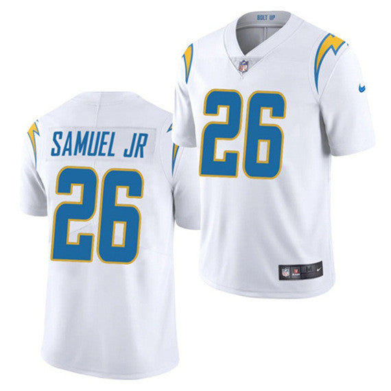 Asante Samuel Jr Los Angeles Chargers white Vapor jersey