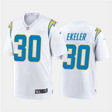 Austin Ekeler Los Angeles Chargers white Vapor jersey
