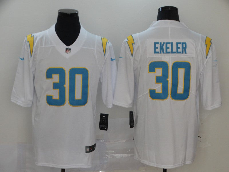 Austin Ekeler Los Angeles Chargers white Vapor jersey
