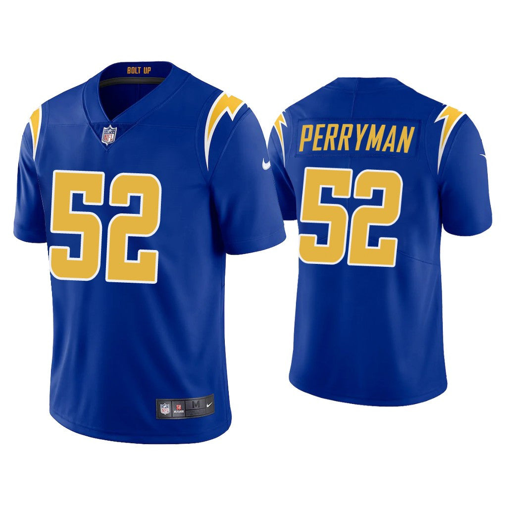 Denzel Perryman Los Angeles Chargers royal Vapor jersey