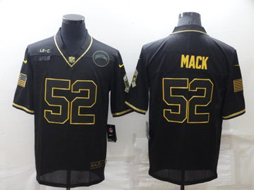 Khalil Mack Los Angeles Chargers black Salute To Service jersey