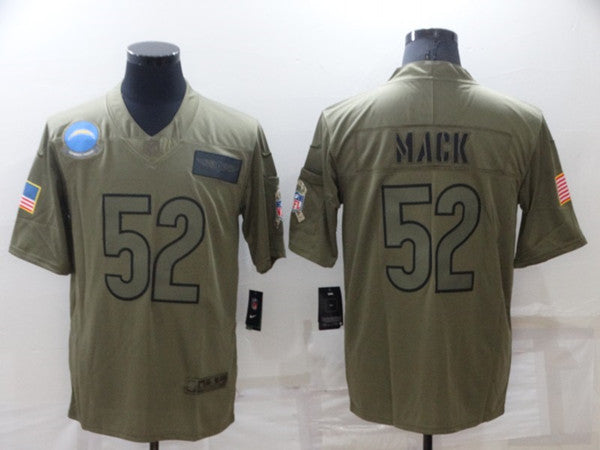 Khalil Mack Los Angeles Chargers camo Salute To Service jersey