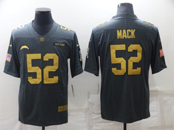 Khalil Mack Los Angeles Chargers gray Salute To Service jersey