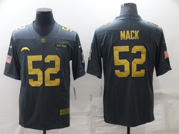 Khalil Mack Los Angeles Chargers grey Salute To Service jersey