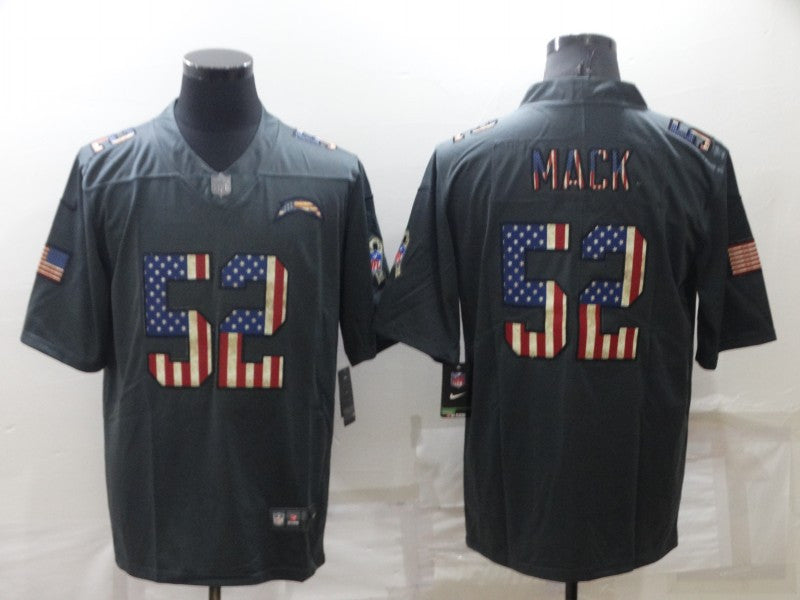 Khalil Mack Los Angeles Chargers grey Salute To Service jersey