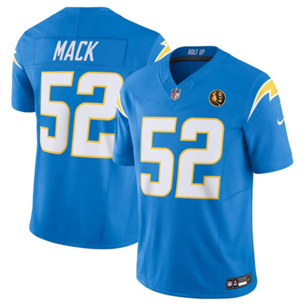 Khalil Mack Los Angeles Chargers blue Vapor jersey