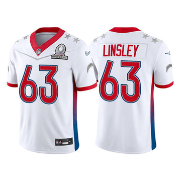 Corey Linsley Los Angeles Chargers white jersey