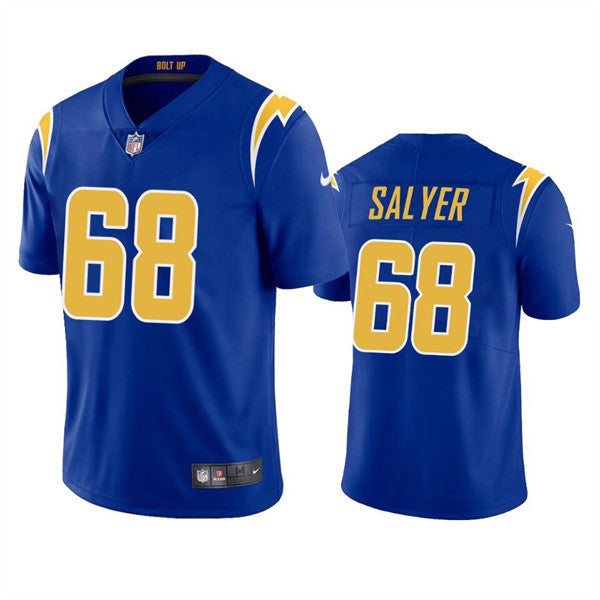 Jamaree Salyer Los Angeles Chargers royal Vapor jersey