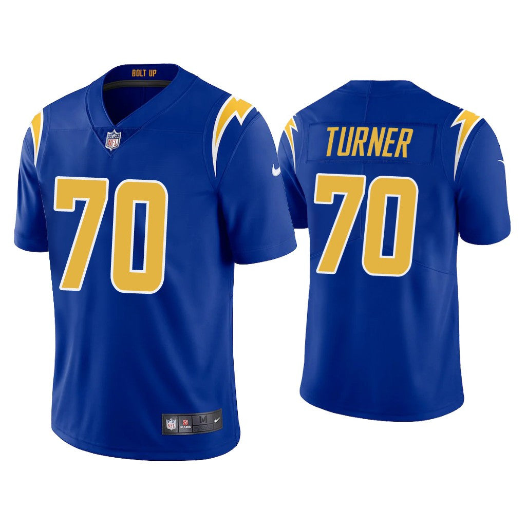 Trai Turner Los Angeles Chargers royal Vapor jersey