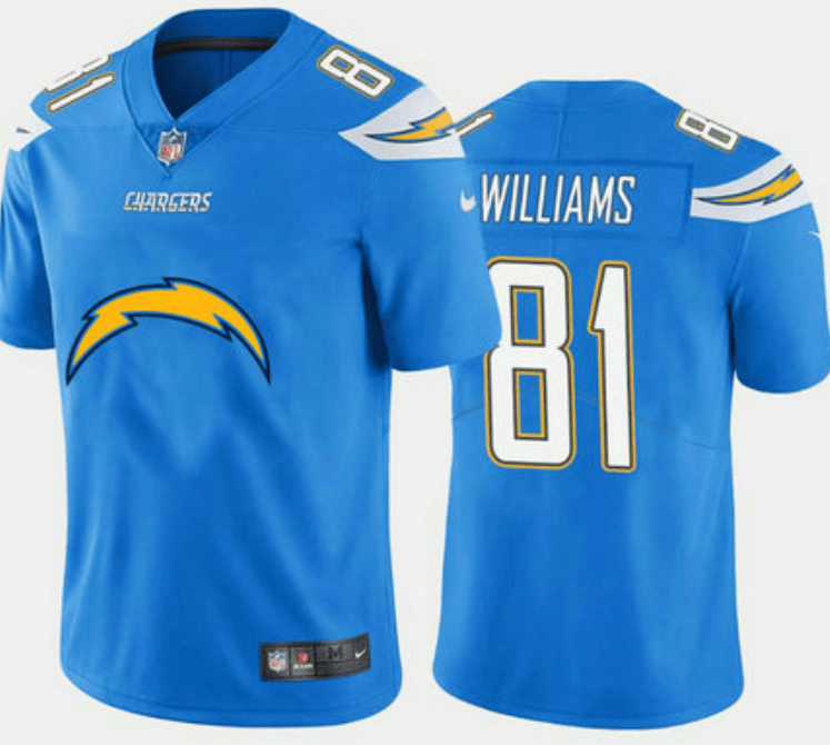 Mike Williams Los Angeles Chargers blue Limited jersey