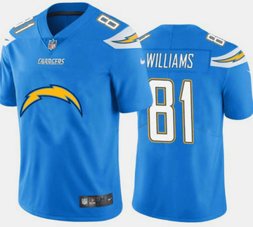 Mike Williams Los Angeles Chargers blue Limited jersey