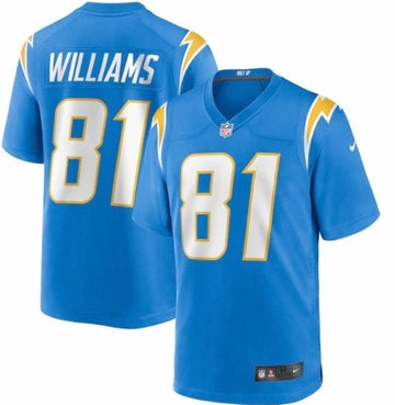 Mike Williams Los Angeles Chargers blue Vapor jersey