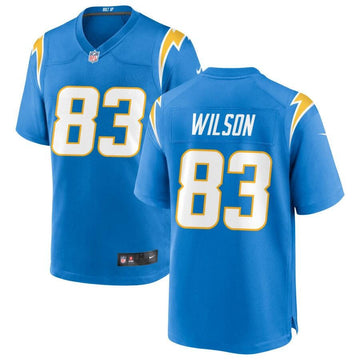 Pokey Wilson Los Angeles Chargers blue Game jersey