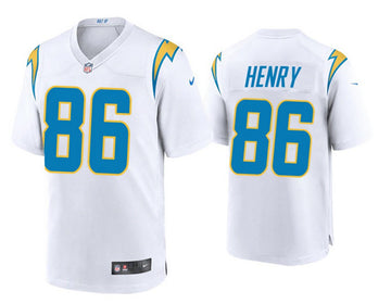 Hunter Henry Los Angeles Chargers white Vapor jersey