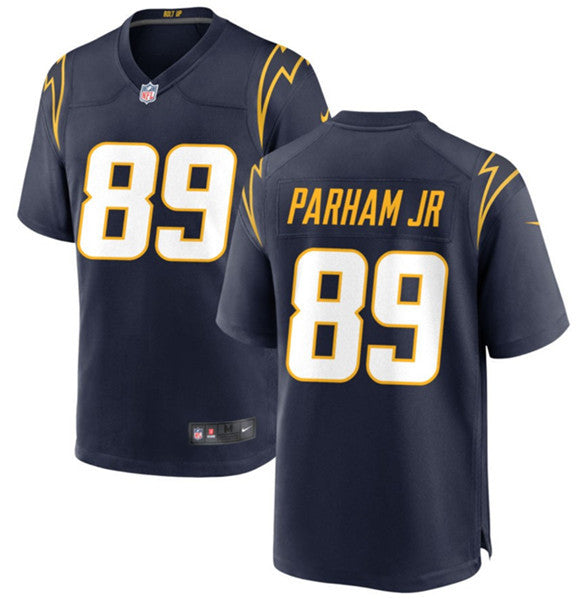 Donald Parham Jr Los Angeles Chargers navy Game jersey