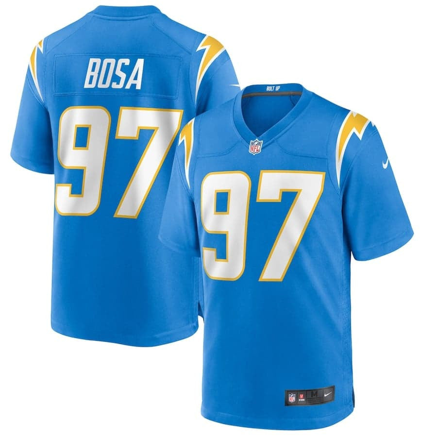 Joey Bosa Los Angeles Chargers blue jersey