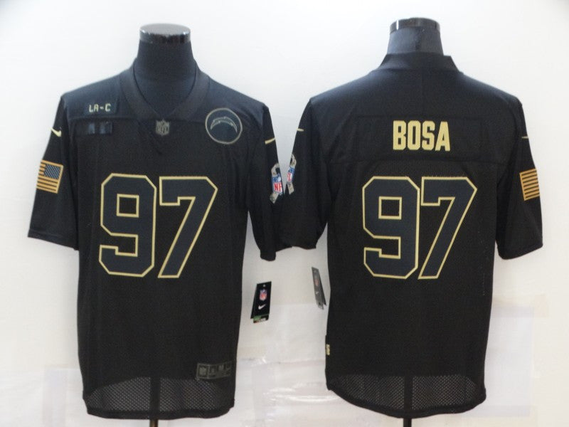 Joey Bosa Los Angeles Chargers black Salute To Service jersey