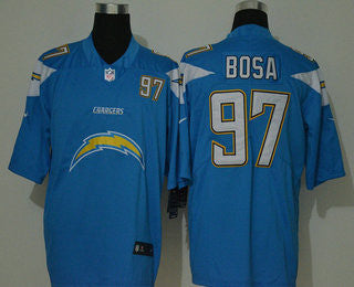 Joey Bosa Los Angeles Chargers blue Vapor jersey