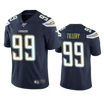 Jerry Tillery Los Angeles Chargers navy Vapor jersey