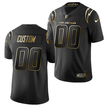Active Golden Los Angeles Chargers black jersey