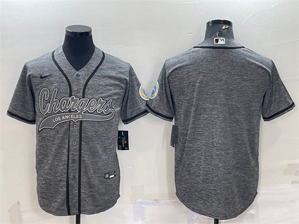 Custom Los Angeles Chargers gray jersey