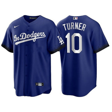 Justin Turner Los Angeles Dodgers royal City Connect jersey