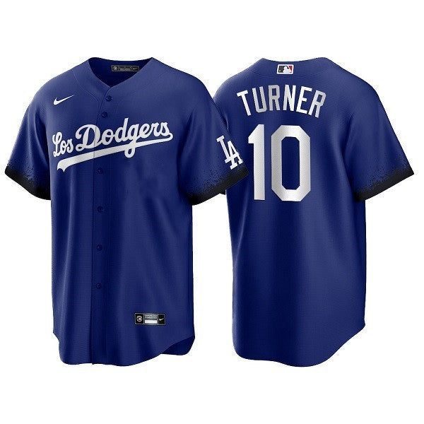Justin Turner Los Angeles Dodgers royal City Connect jersey