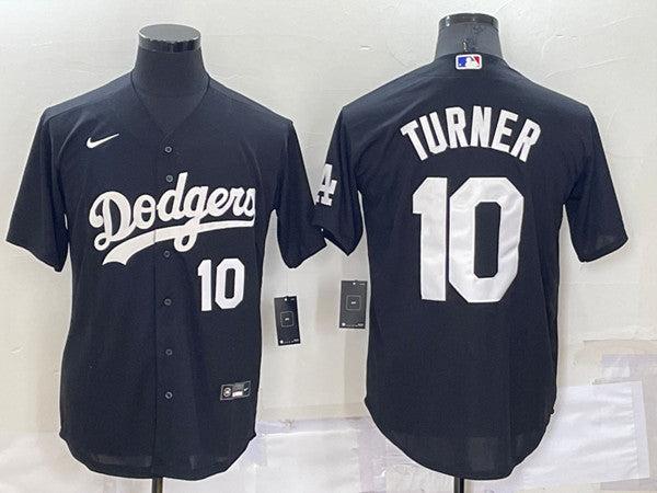Justin Turner Los Angeles Dodgers black jersey