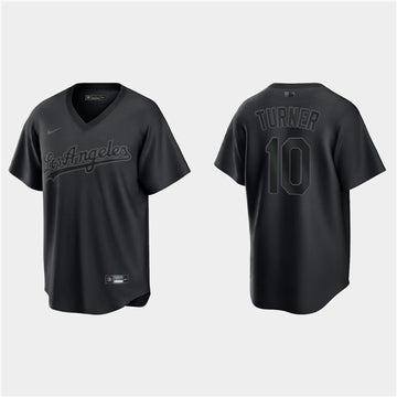 Justin Turner Los Angeles Dodgers black Fashion jersey