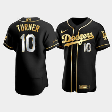 Justin Turner Los Angeles Dodgers black jersey