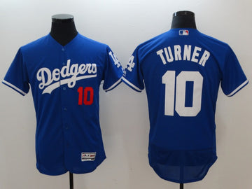 Justin Turner Los Angeles Dodgers blue jersey