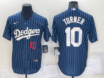 Justin Turner Los Angeles Dodgers navy jersey