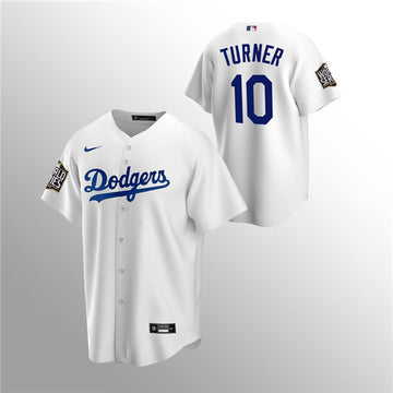 Justin Turner Los Angeles Dodgers white jersey