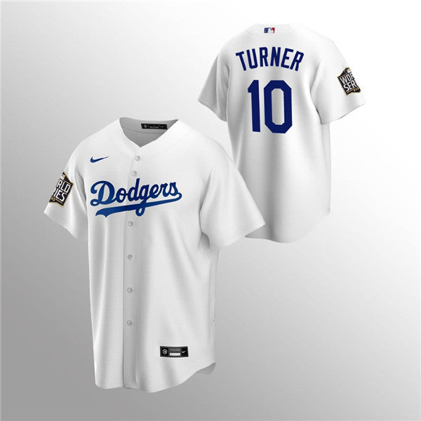 Justin Turner Los Angeles Dodgers white jersey
