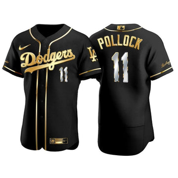 A.J. Pollock Los Angeles Dodgers black jersey
