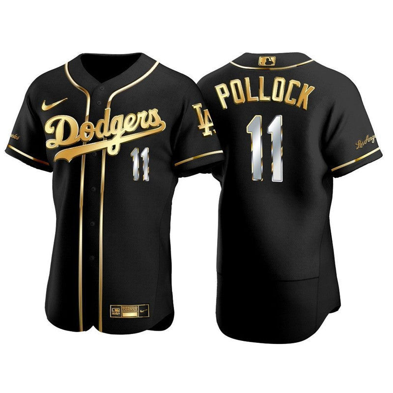 A.J. Pollock Los Angeles Dodgers black jersey