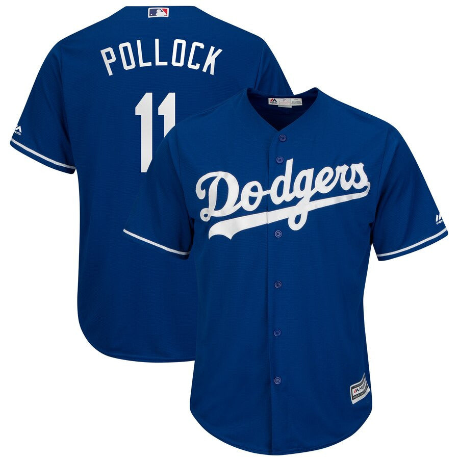 A.J Pollock Los Angeles Dodgers blue jersey