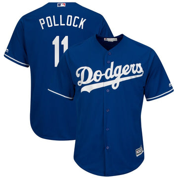 A.J Pollock Los Angeles Dodgers blue jersey