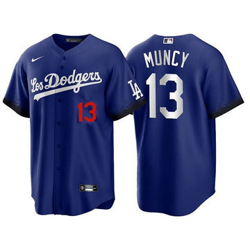 Max Muncy Los Angeles Dodgers royal City Connect jersey