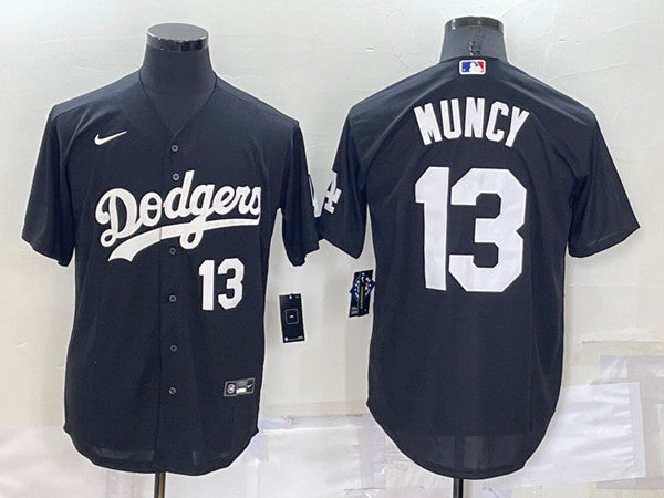 Max Muncy Los Angeles Dodgers black jersey