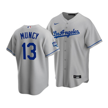 Max Muncy Los Angeles Dodgers grey Home jersey