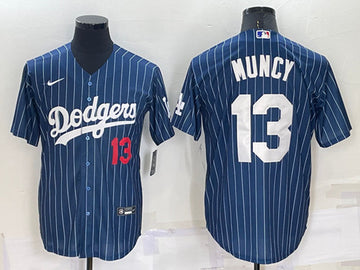 Max Muncy Los Angeles Dodgers navy jersey