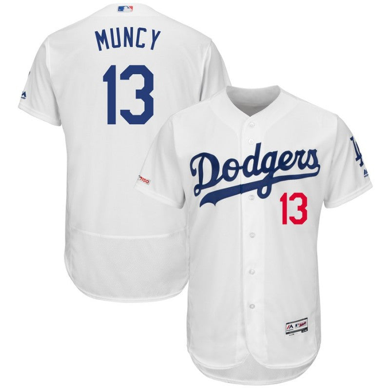 Max Muncy Los Angeles Dodgers white jersey