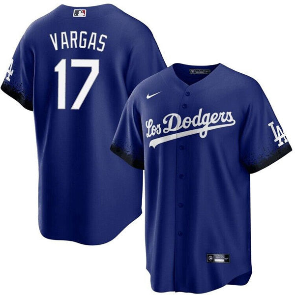 Miguel Vargas Los Angeles Dodgers blue jersey