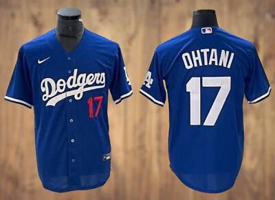 Shohei Ohtani Los Angeles Dodgers blue jersey