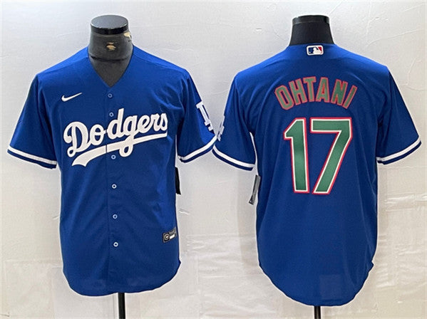 Shohei Ohtani Los Angeles Dodgers blue jersey