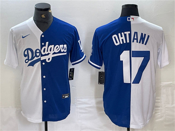 Shohei Ohtani Los Angeles Dodgers white Split jersey